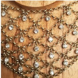 Net Vintage Style Necklace, Chocker, Wedding Guest, Pinup, Y2K, Retro Glamor